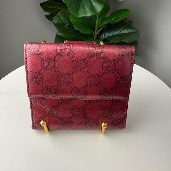 💎✨Authentic Gucci Heart Flap French Wallet - Picture 2 of 5